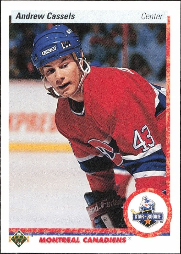 1990-91 Upper-Deck Andrew Cassels #265 trading card