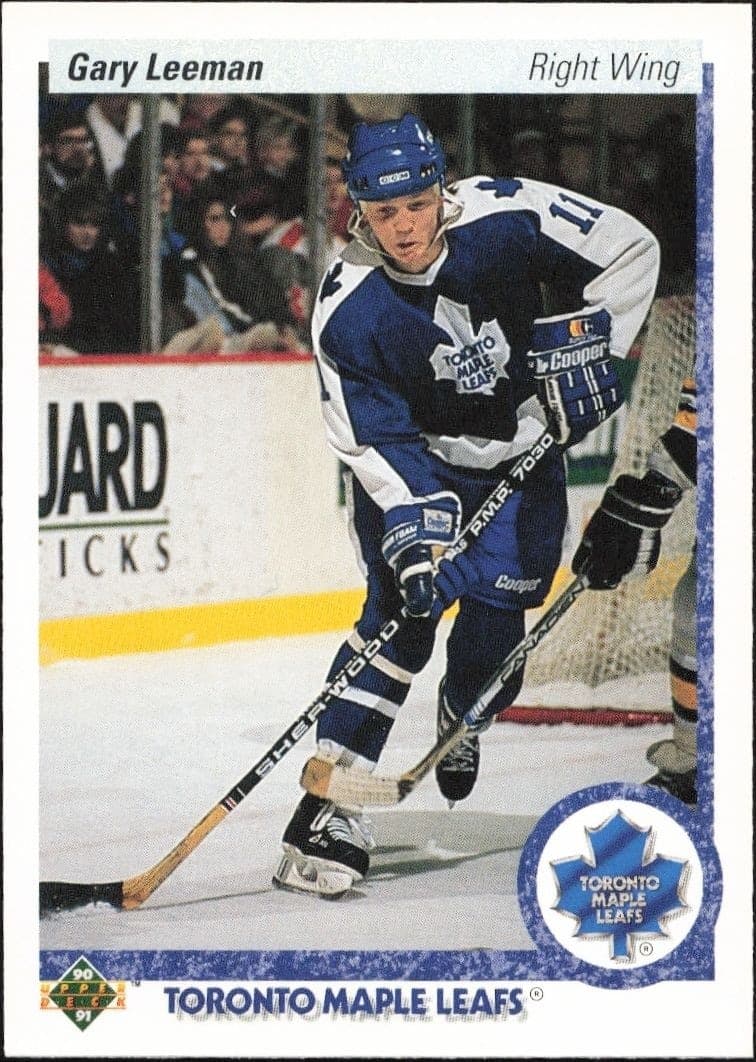 1990-91 Upper-Deck Gary Leeman #243 trading card