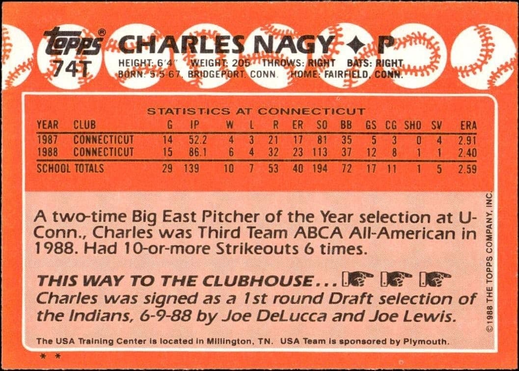 Charles Nagy - Back