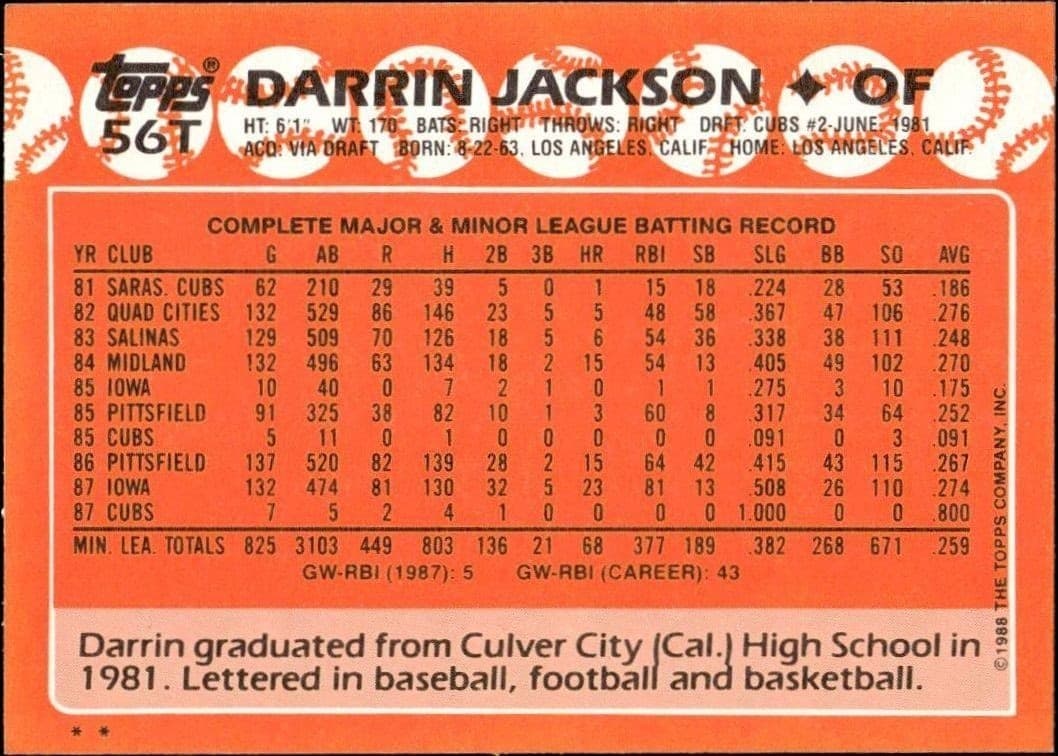 Darrin Jackson - Back