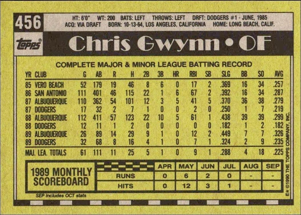 Chris Gwynn - Back
