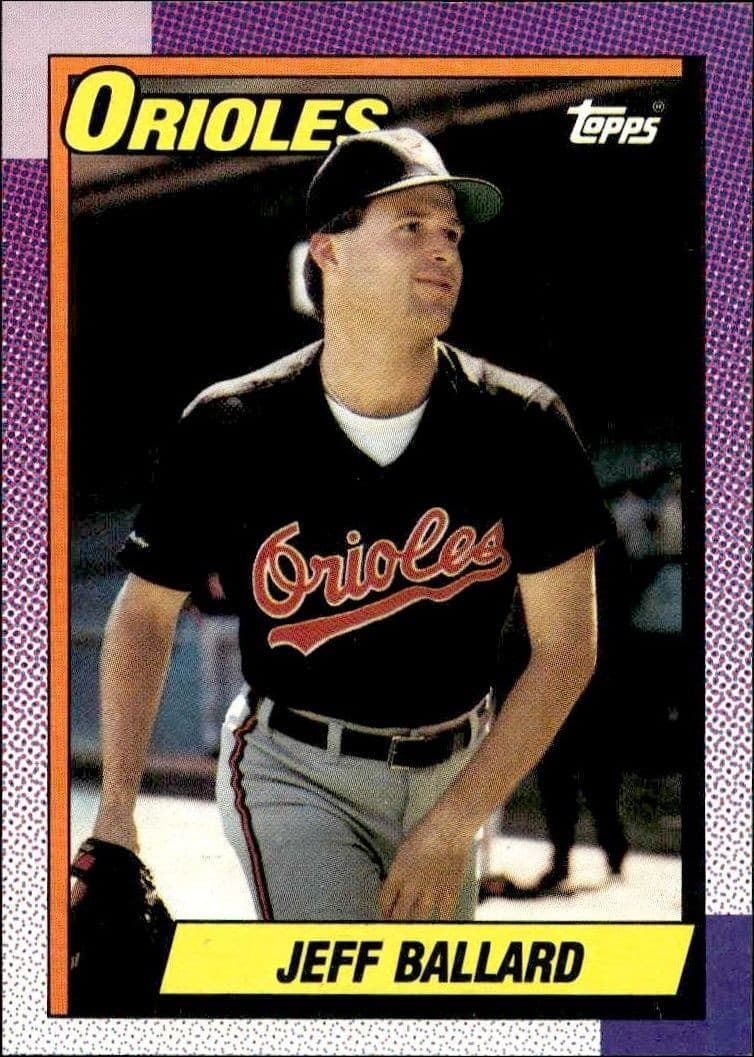1990 Topps Jeff Ballard #296 trading card
