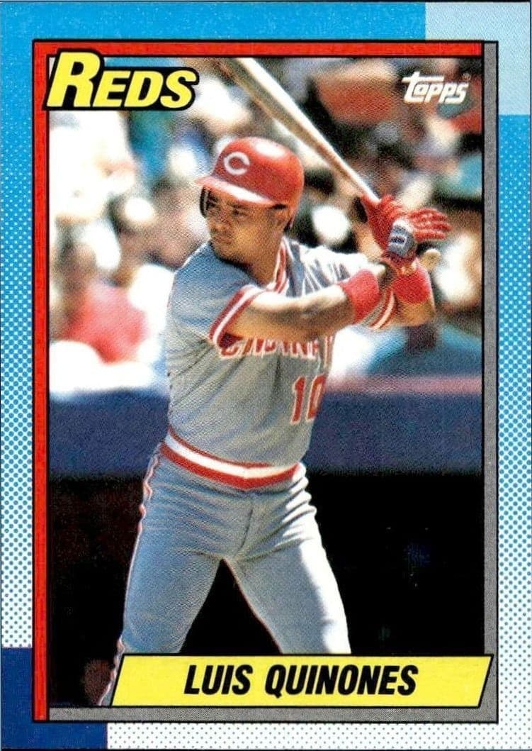1990 Topps Luis Quinones #176 trading card