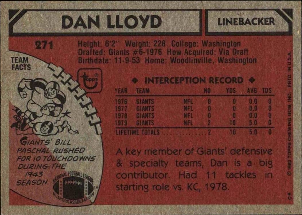 Dan Lloyd - Back