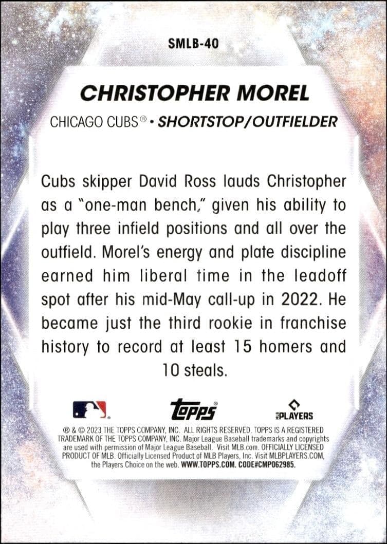 Christopher Morel - Back