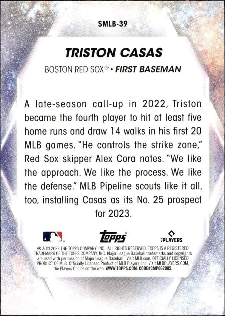Triston Casas - Back