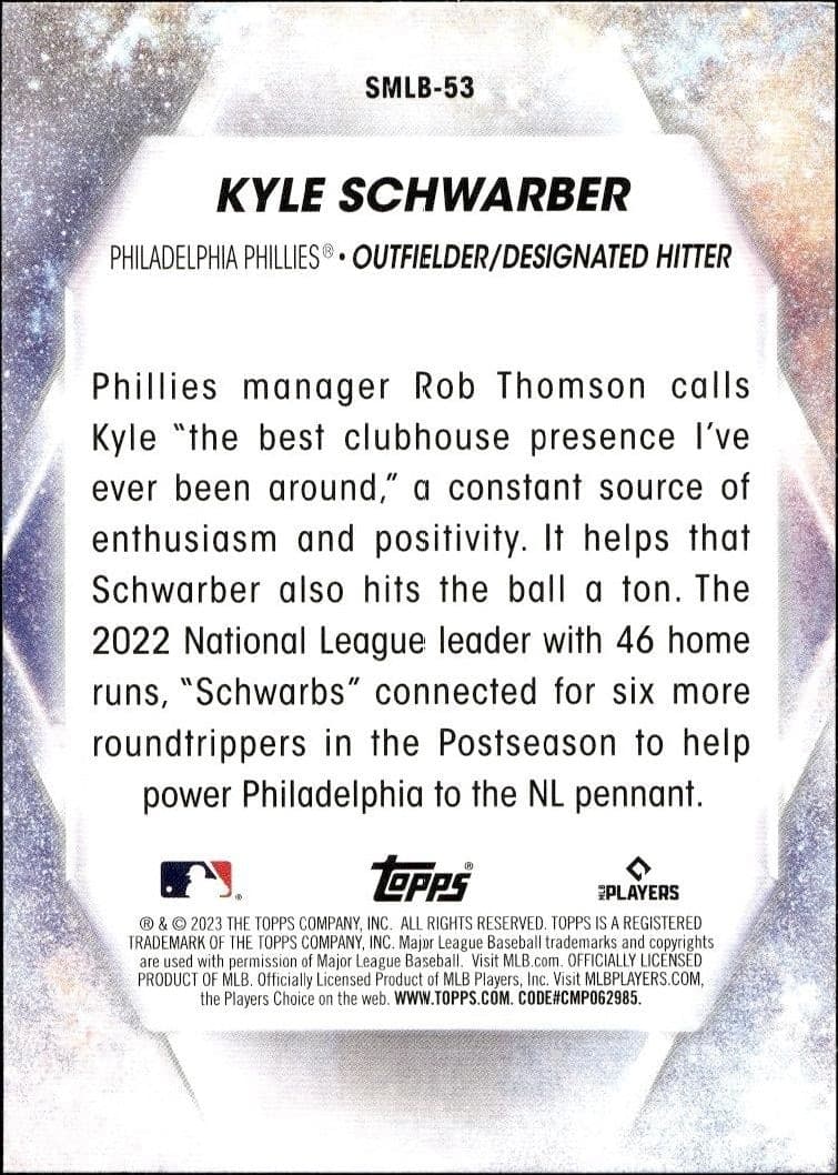 Kyle Schwarber - Back