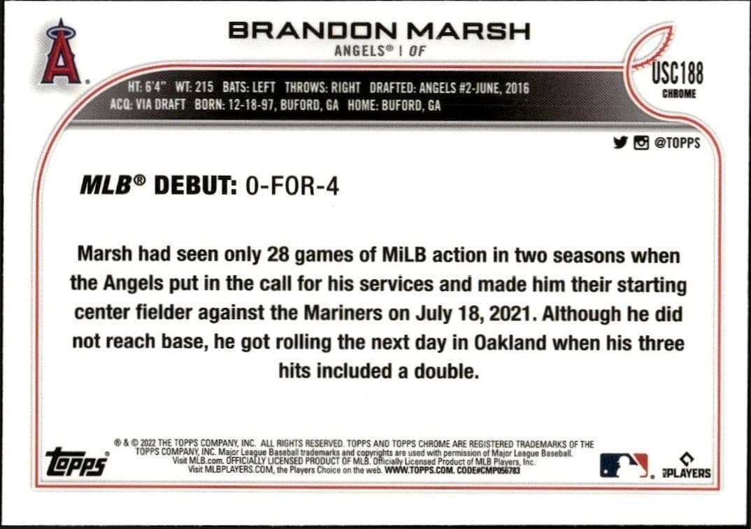 Brandon Marsh - Back