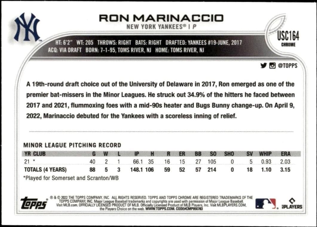 Ron Marinaccio - Back