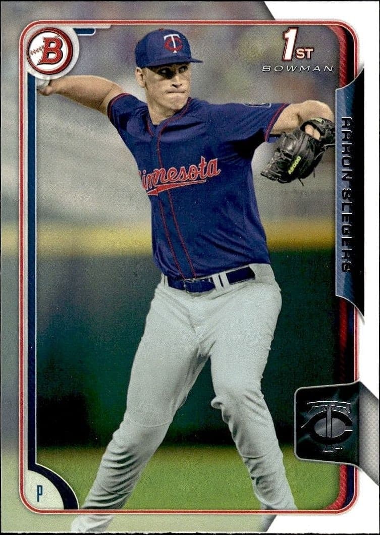 2015 Bowman Draft Aaron Slegers #BP105 trading card