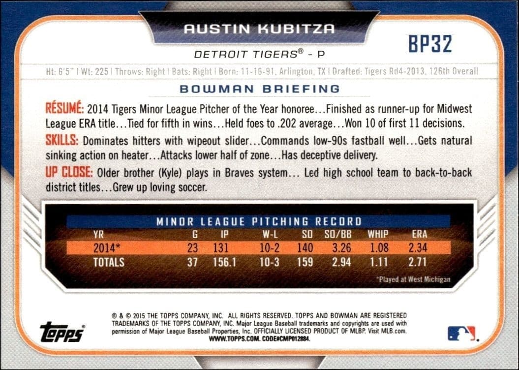 Austin Kubitza - Back