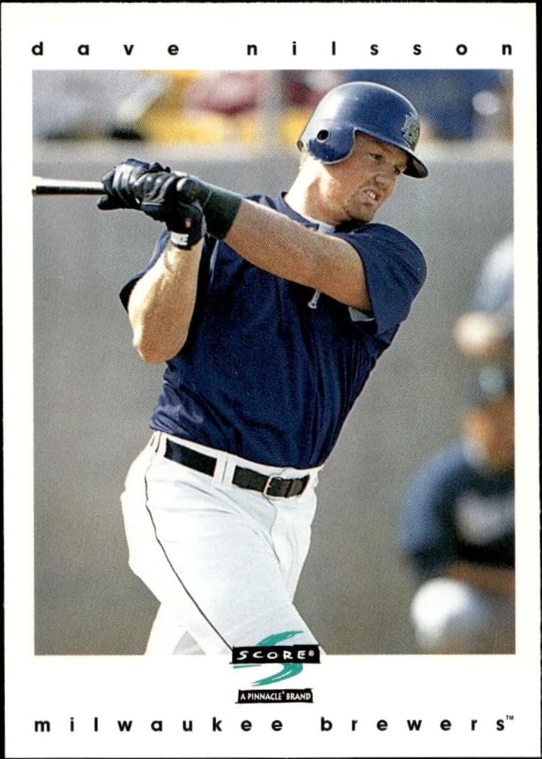 1997 Pinnacle Score Dave Nilsson #122 trading card