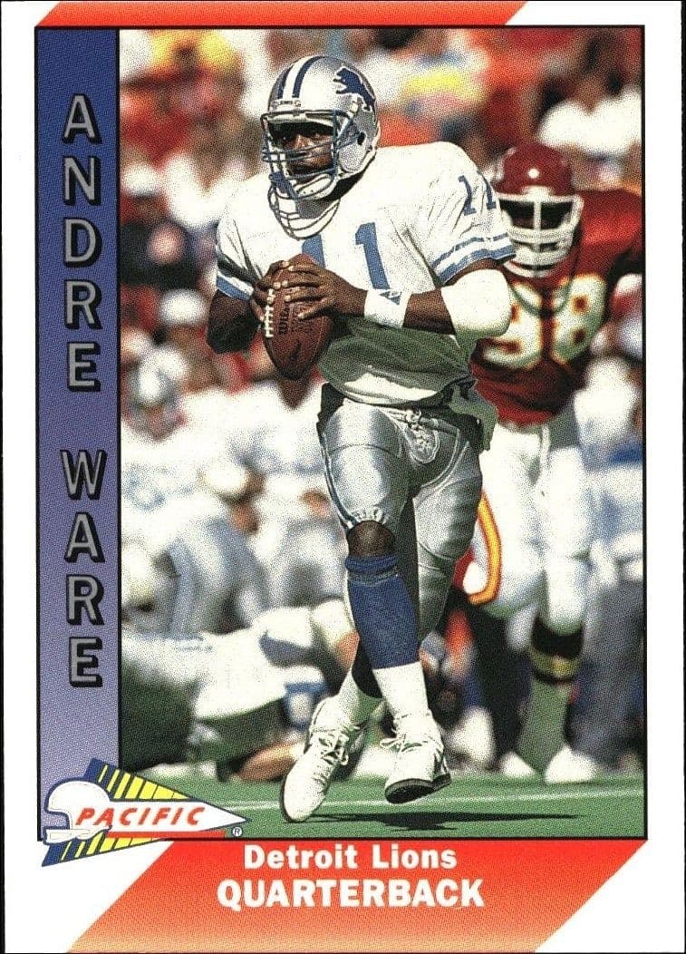 1991 Pacific Andre Ware #147 trading card