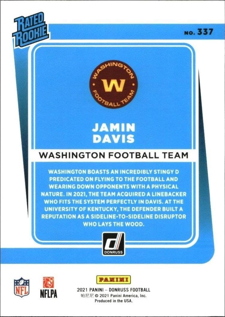 Jamin Davis - Back