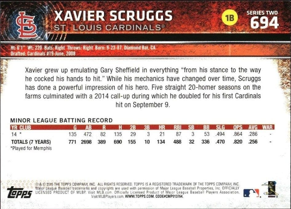 Xavier Scruggs - Back