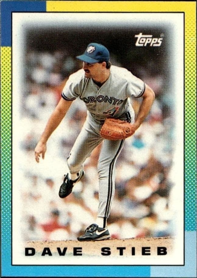 1990 Topps Minis Dave Stieb #44 trading card
