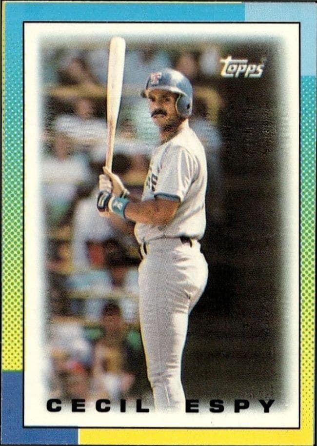 1990 Topps Minis Cecil Espy #36 trading card