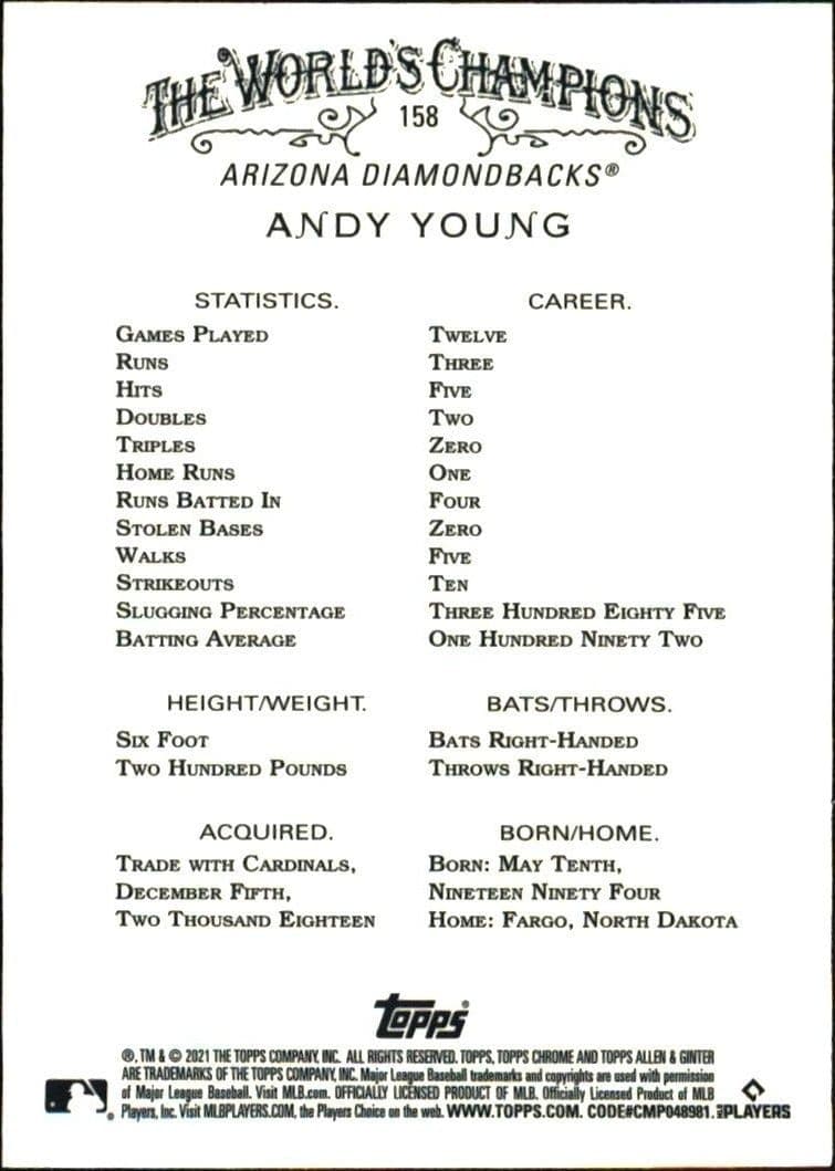 Andy Young - Back