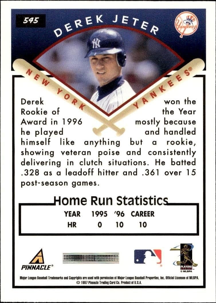 Derek Jeter - Back