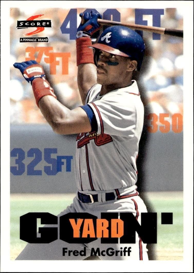 1997 Pinnacle Score Fred McGriff #512 trading card