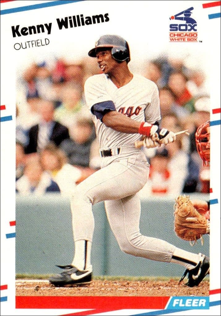 1988 Fleer Kenny Williams #412 trading card