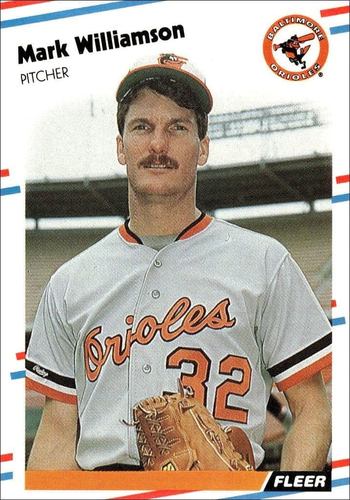 1988 Fleer Mark Williamson #574 trading card