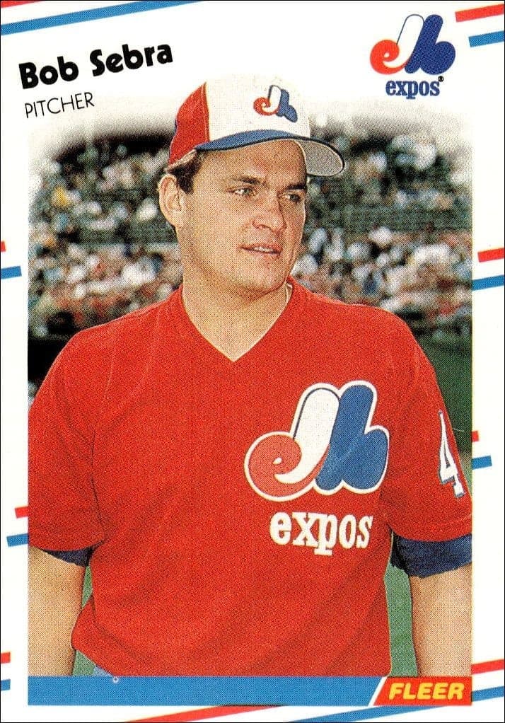 1988 Fleer Bob Sebra #195 trading card