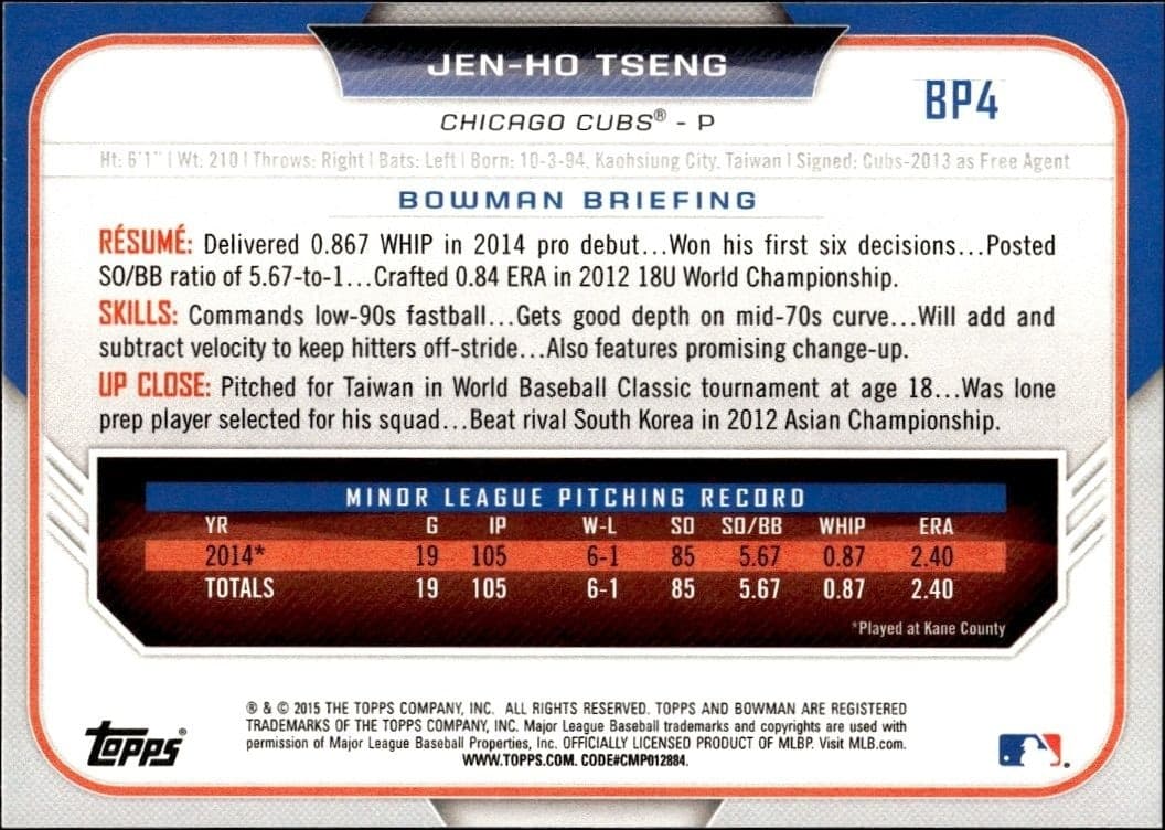 Jen-Ho Tseng - Back