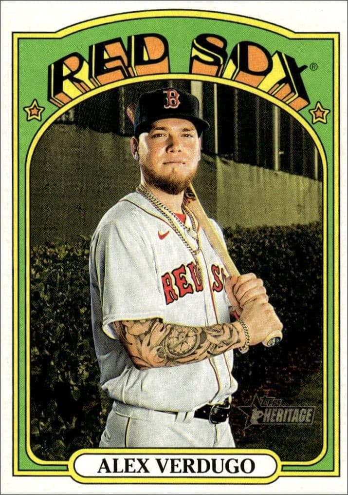 2021 Topps Heritage Alex Verdugo #285 trading card