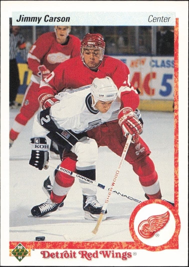 1990-91 Upper-Deck Jimmy Carson #132 trading card