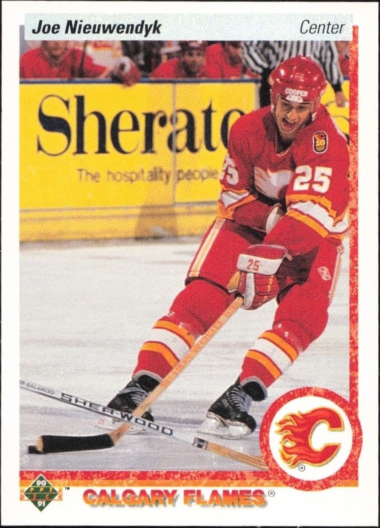 1990-91 Upper-Deck Joe Nieuwendyk #26 trading card