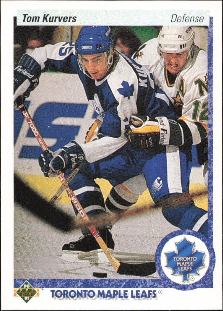 1990-91 Upper-Deck Tom Kurvers #160 trading card