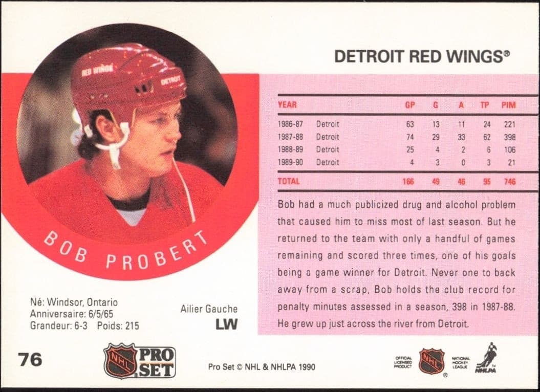 Bob Probert - Back