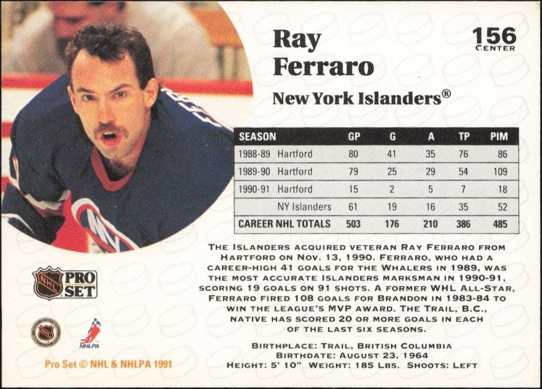 Ray Ferraro - Back