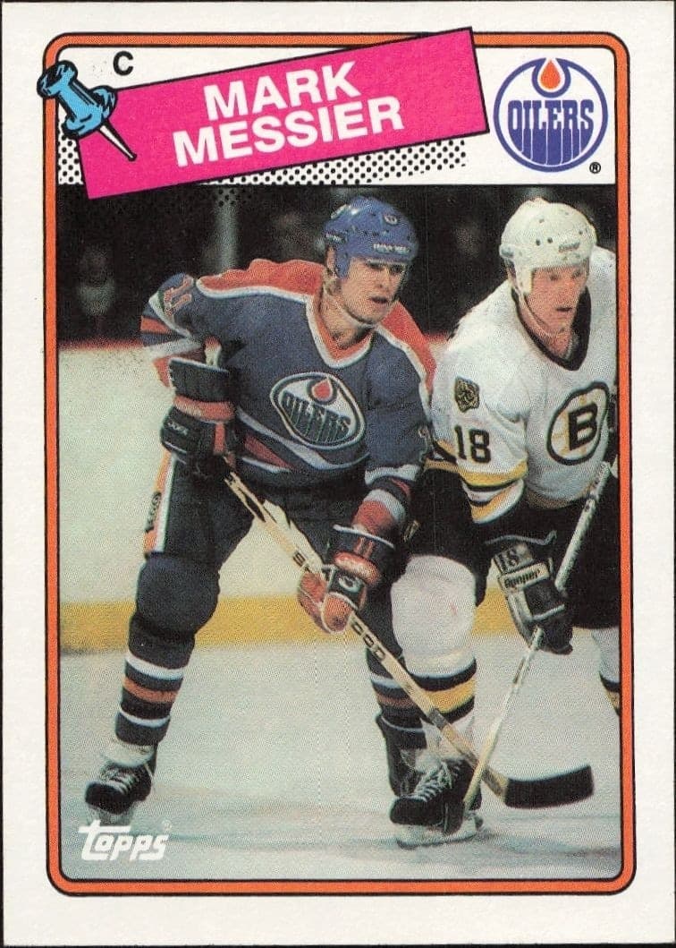 1988-89 Topps Mark Messier #93 trading card