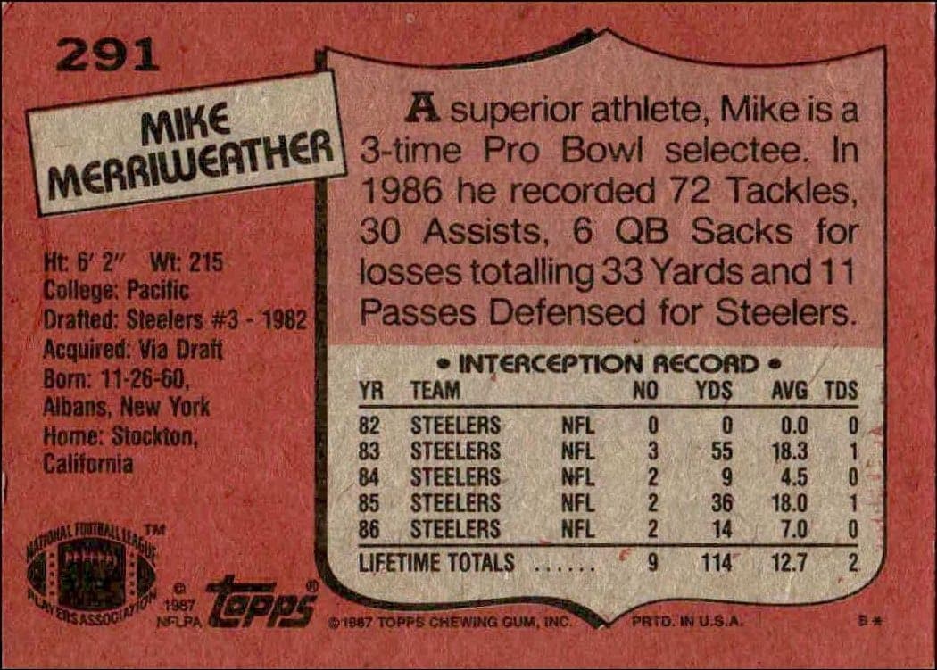 Mike Merriweather - Back