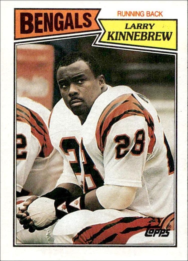 1987 Topps Larry Kinnebrew #187 trading card