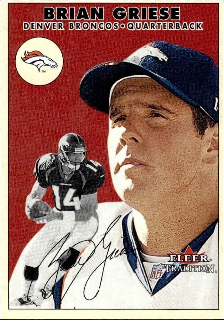 2000 Fleer Tradition Glossy Brian Griese #41 trading card