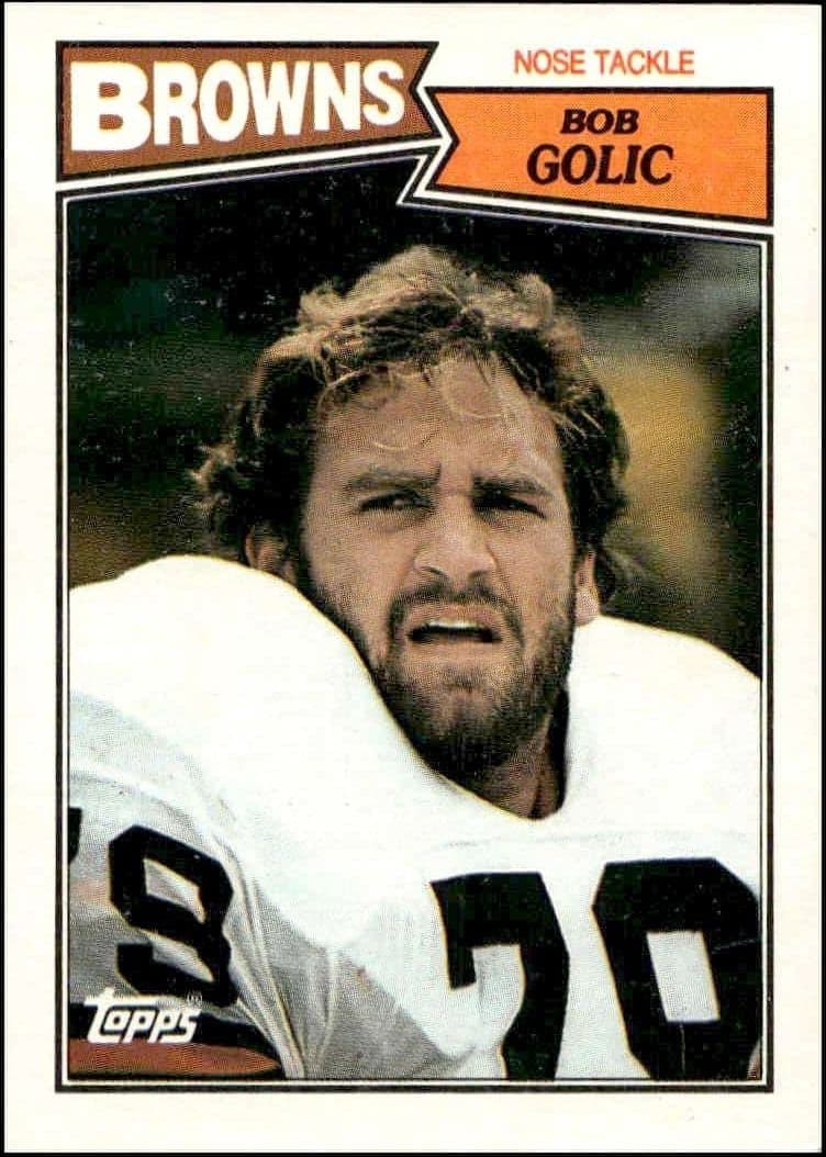 1987 Topps Bob Golic #89 trading card