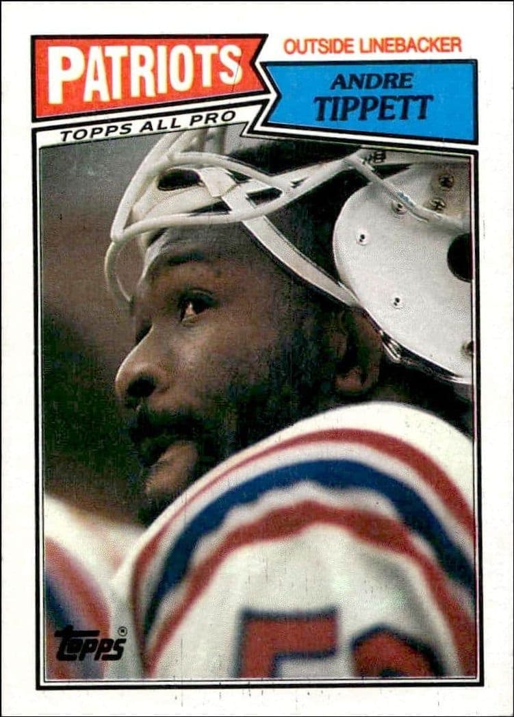 1987 Topps Andre Tippett #107 trading card