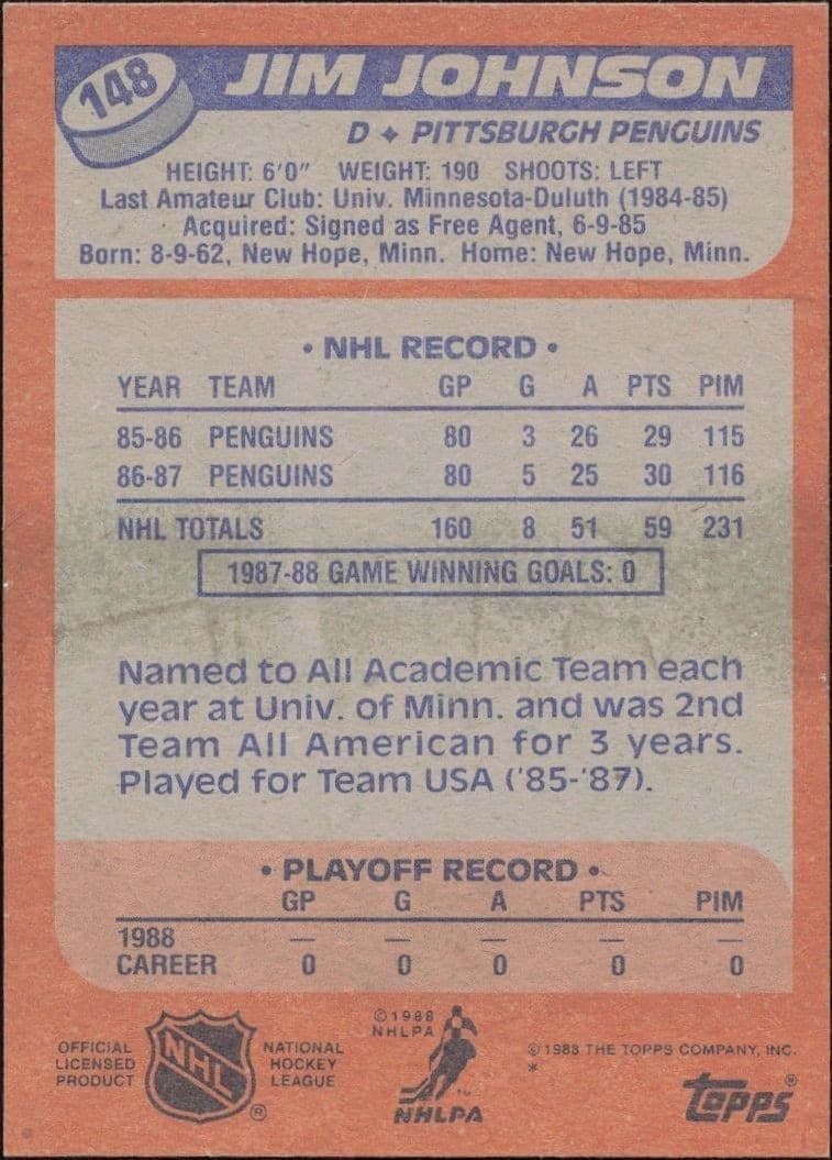 Jim Johnson - Back