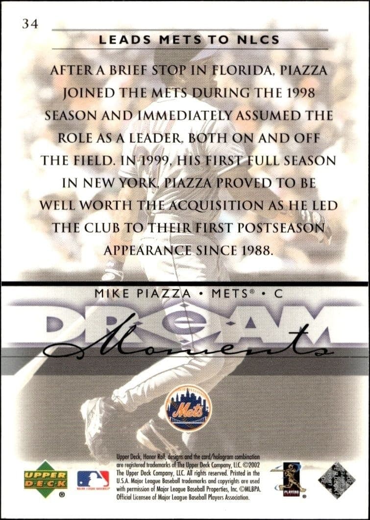 Mike Piazza - Back