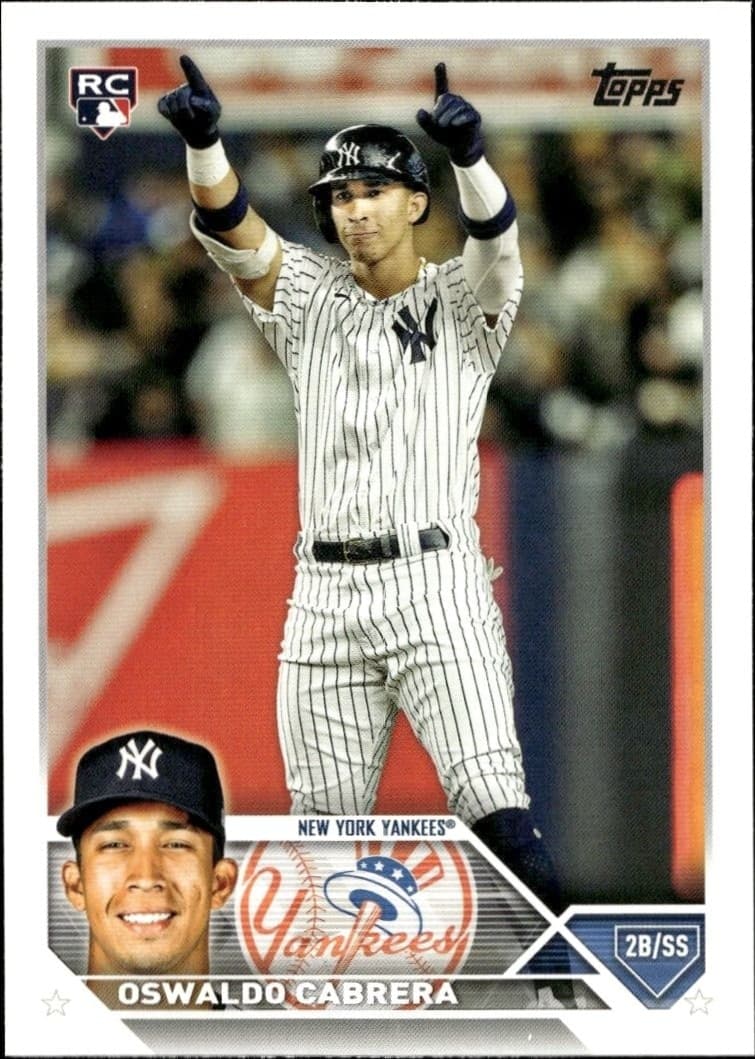 2023 Topps Series 2 Oswaldo Cabrera #487 trading card