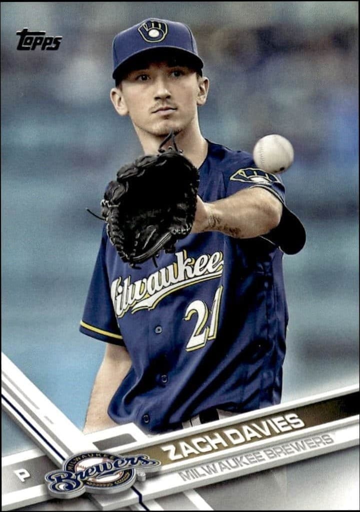 2017 Topps Series 2 Zach Davies #477 trading card