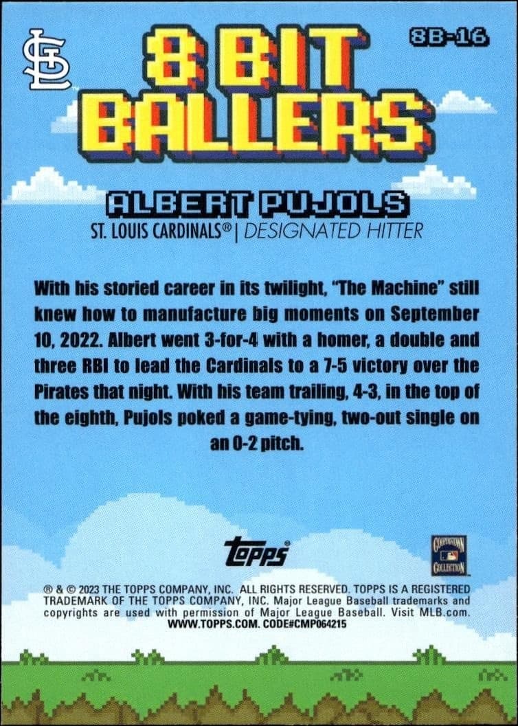 Albert Pujols - Back