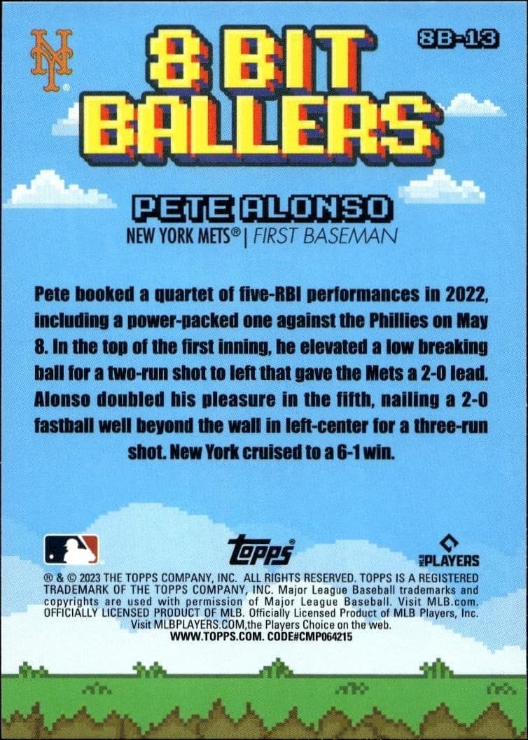Pete Alonso - Back