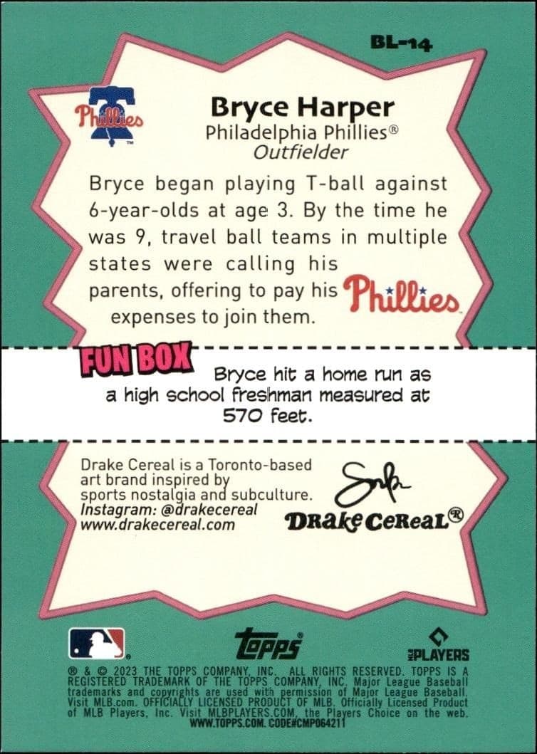 Bryce Harper - Back