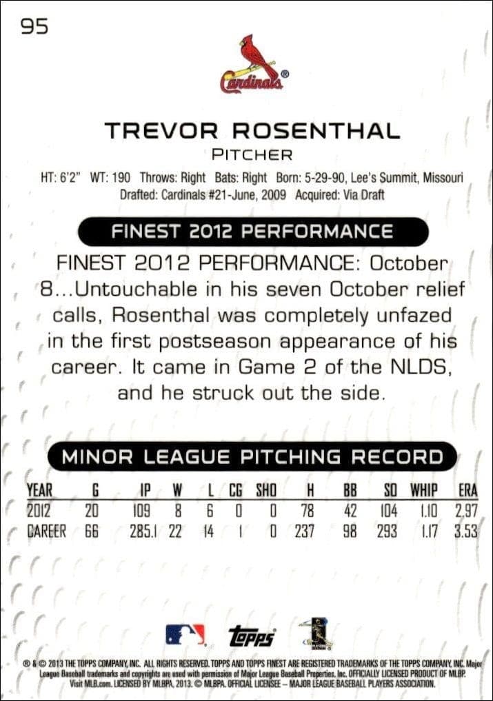 Trevor Rosenthal - Back