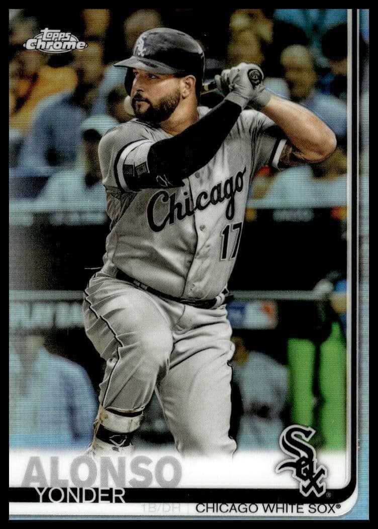 2019 Topps Chrome Yonder Alonso #102 trading card