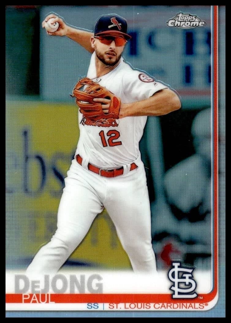 2019 Topps Chrome Paul DeJong #36 trading card